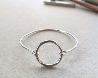 SB02* "The Circle of Life" - thin silver Bracelet