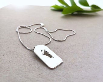 SA29* "Butterfly" - silver Necklace, a beautiful gift with love for nature and life