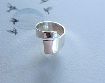 SR23* Ring "Balance" - Sterling Silver 925, handmade design searching for the balance in the continuous movement in life