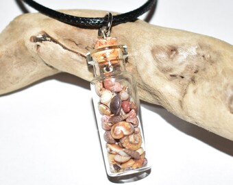 Seashells in a Bottle Necklace - Beautiful Seashell Necklace - Sea Lover Jewelry Women Girl Necklace Seashell Jewelry