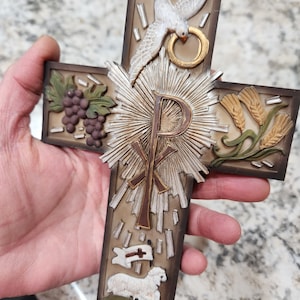 Confirmation Sacrament wall cross gift