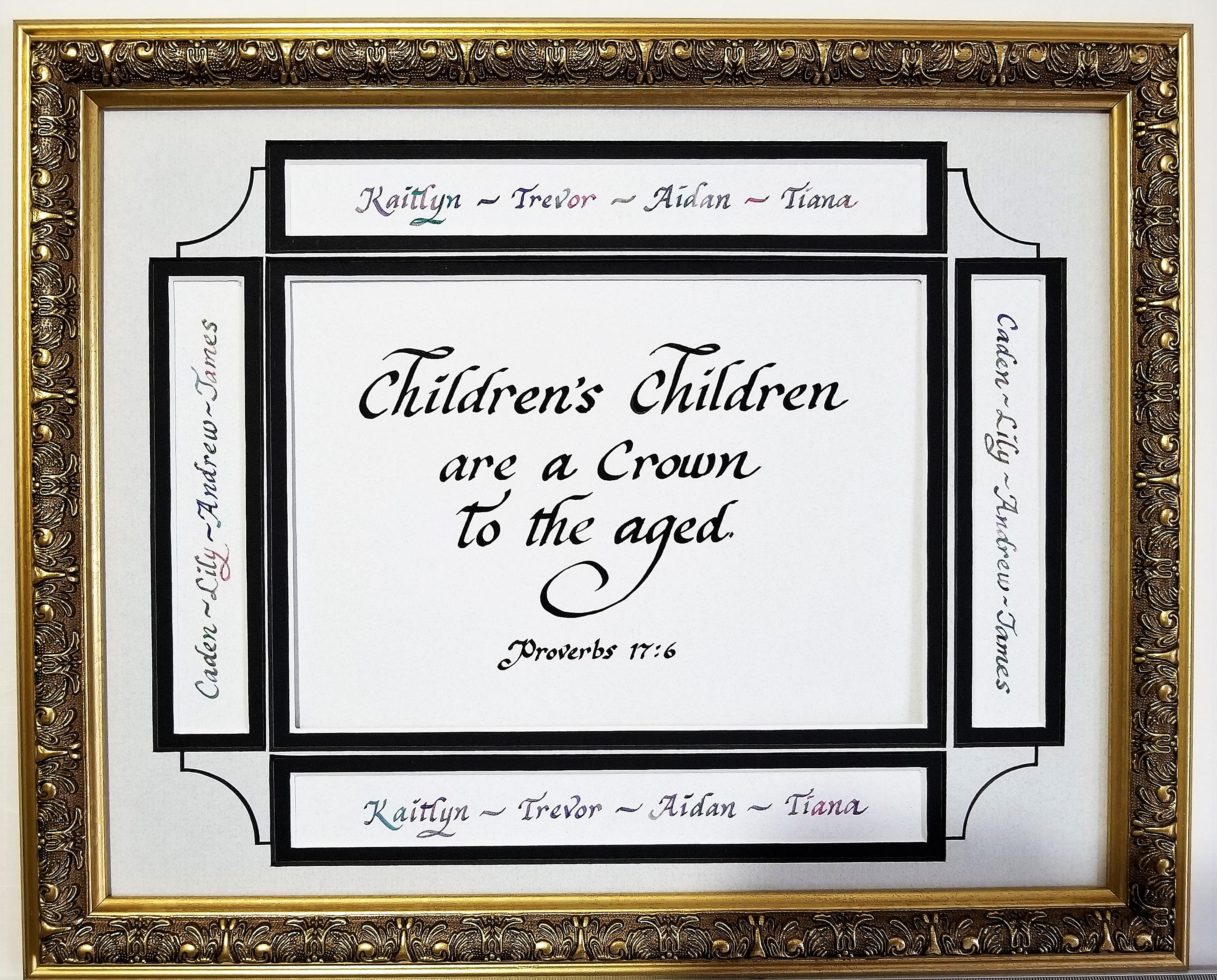Bible Verse Grandparents - Etsy