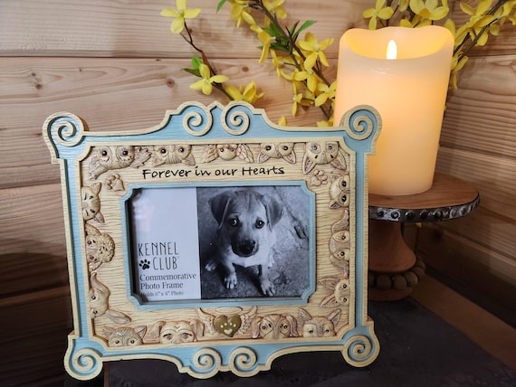 Pet memorial photo frame Forever in our hearts