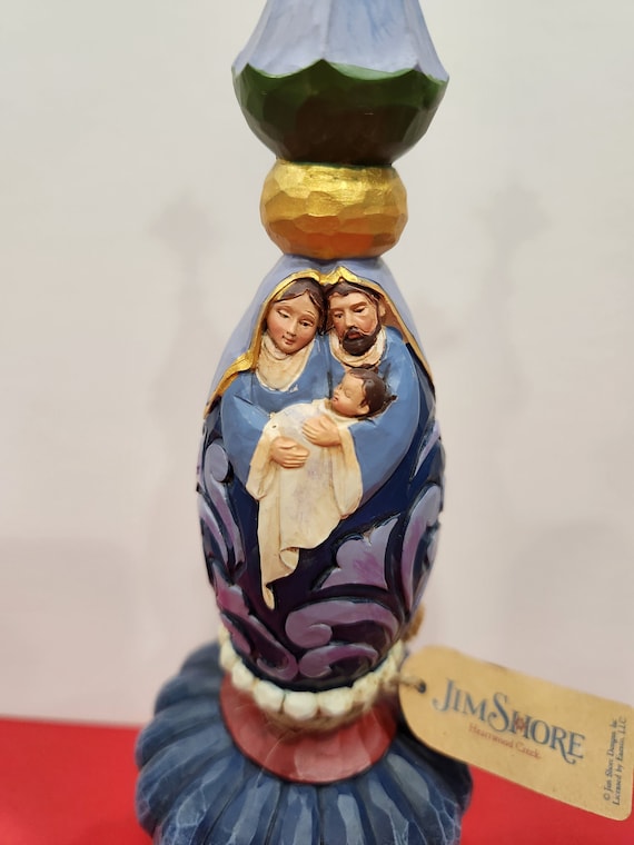 Jim Shore Holy Family Finial for Christmas