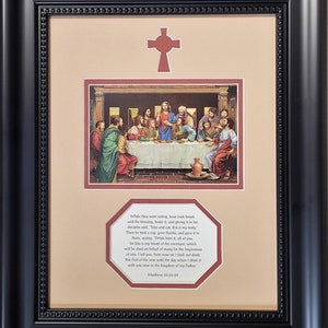 The Last Supper framed picture