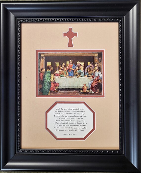 The Last Supper framed picture