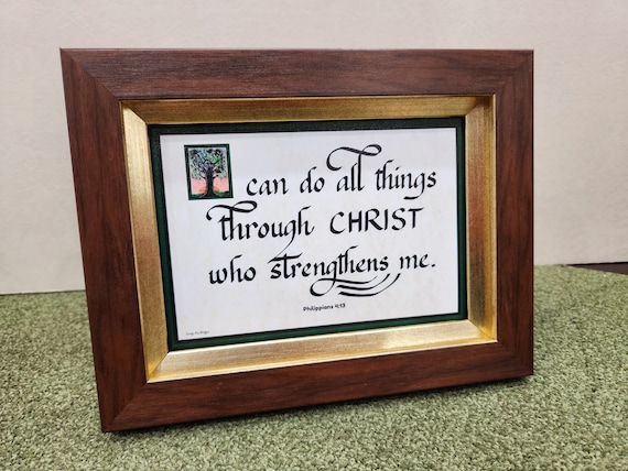 I can do all things through Christ who strengthens me Philippians 4:13 motivational desktop Scripture verse