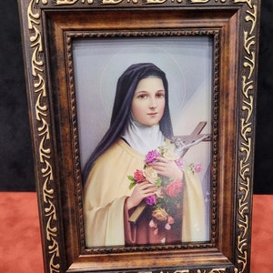 St. Therese framed desktop picture The Little flower saint