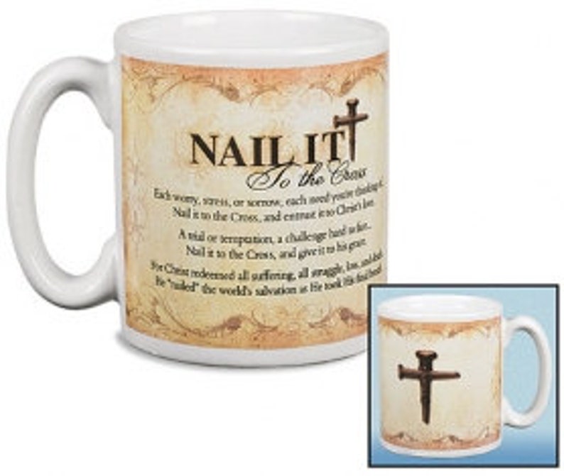 Salvation Nail it to the Cross verse famed and matted Picture Etsy