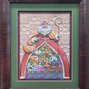 Jim Shore design custom framed picture