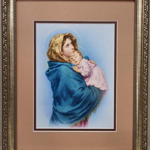 Ferruzzi Madonna of the Streets custom framed picture