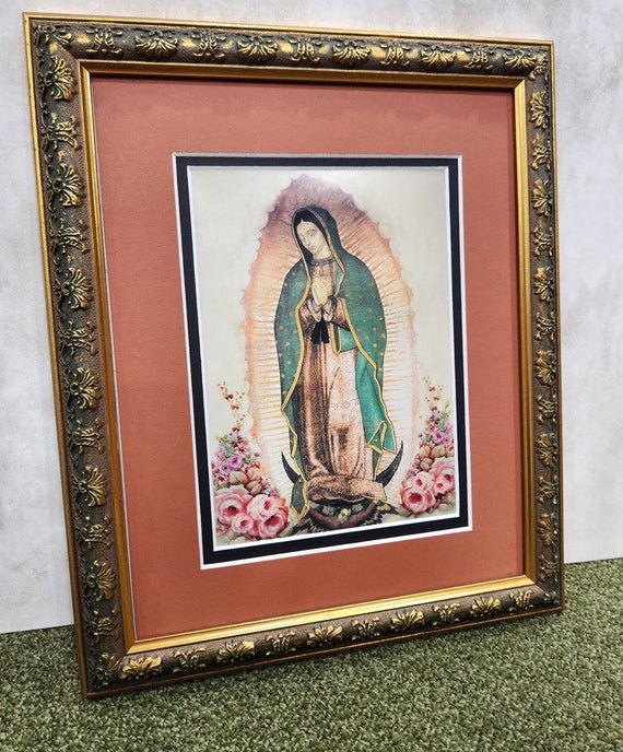 Our Lady of Guadalupe custom framed picture - Wall Decor