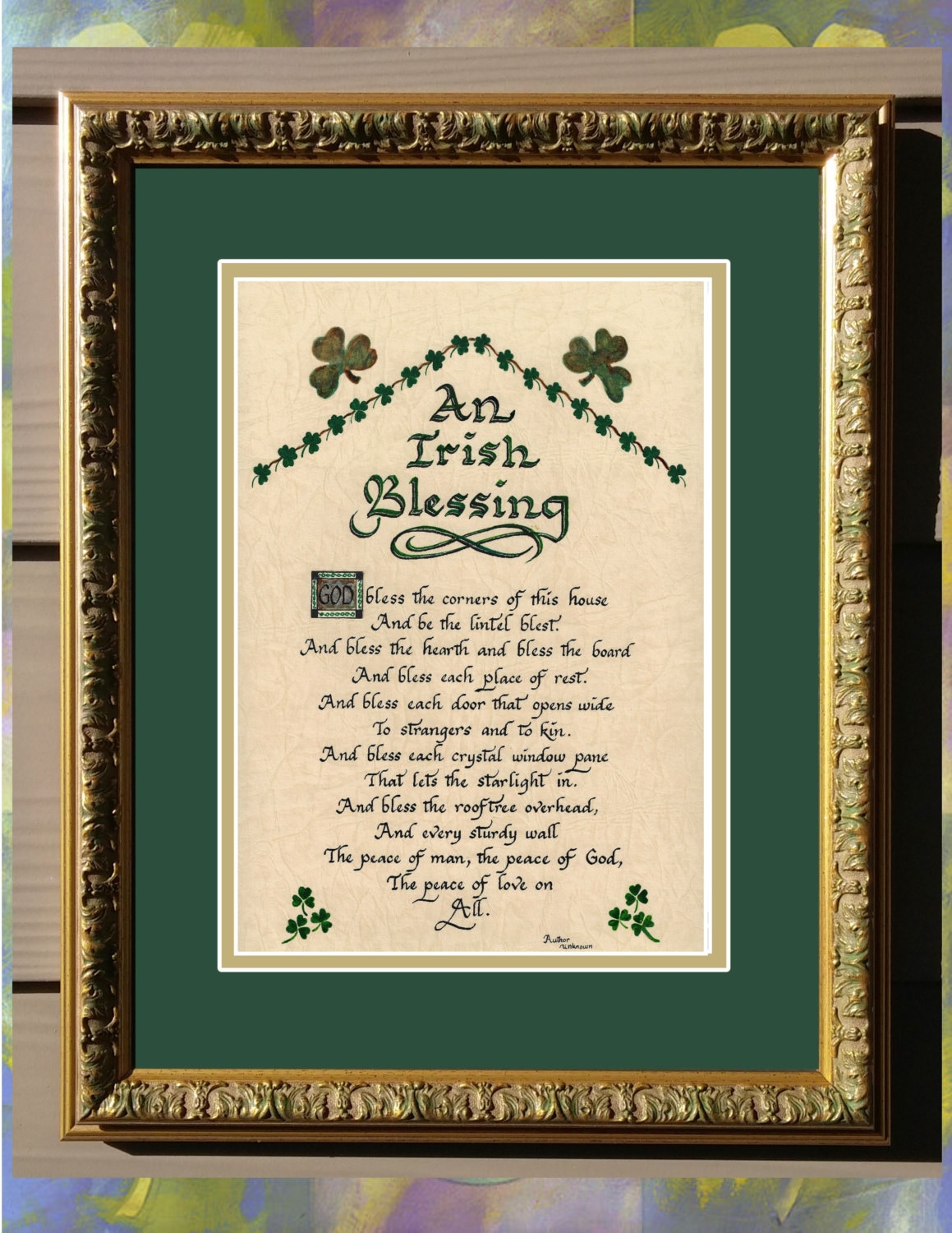Irish Blessing Bookmark Prayer Card Pack With Scenes From Ireland Bulk Bundle Made In The USA, Set Of 5 - Foto 3