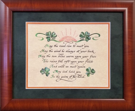 Nurses Prayer Personalizable Framed Green Matted Blessing