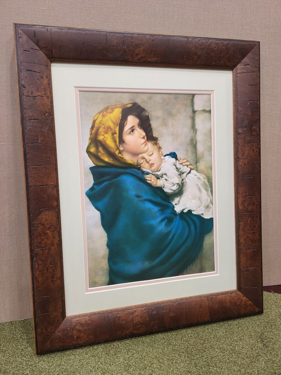 The Madonnina, commonly known as the Madonna of the Streets custom matted and framed print