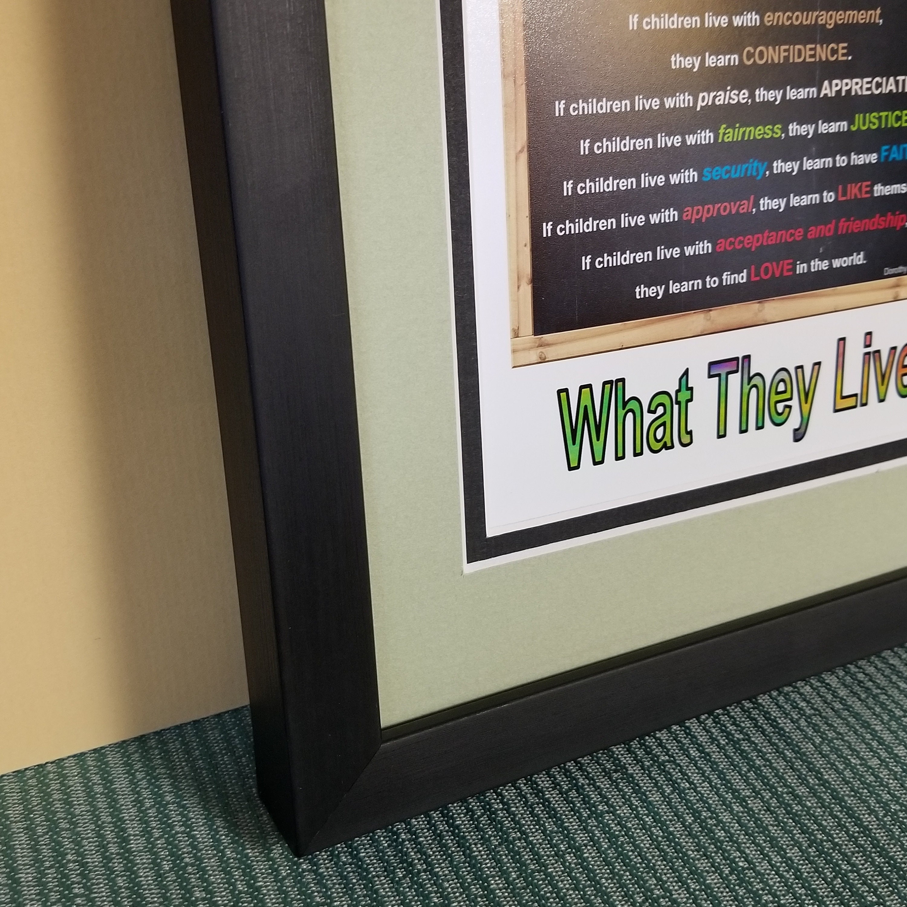 Children Learn What They Live Poem Quote by Dorothy Law Nolte Colorful ...