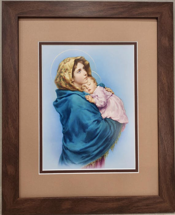 Ferruzzi Madonna of the Streets custom framed picture