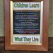 Children Learn What They Live Poem Quote by Dorothy Law Nolte Colorful ...