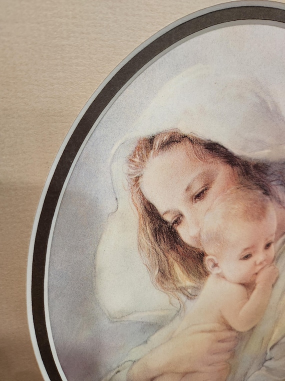 Madonna and Child framed print.