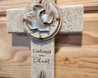 Croix souvenir murale de confirmation