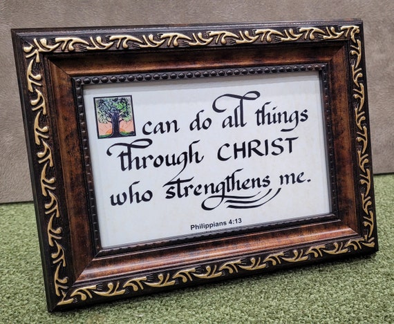 I can do all things through Christ desktop framed Scripture verse