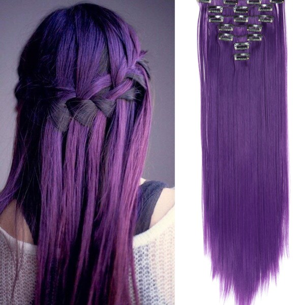 Purple Hair Extensions Etsy