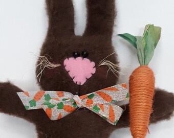 primitive bunny, primitive bunny rabbit, primitive bunny decor, bunny decor, primitive rabbit, bunny decoration, Easter decor, Easter bunny