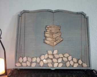 Book Shaped Drop Box Guest Book Alternative - Baby Shower, Wedding
