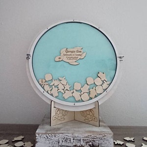 Beach wedding guest book signature frame, Wedding guest book alternative, Guestbook Custom guestbook Unique wedding guestbook Nautical decor