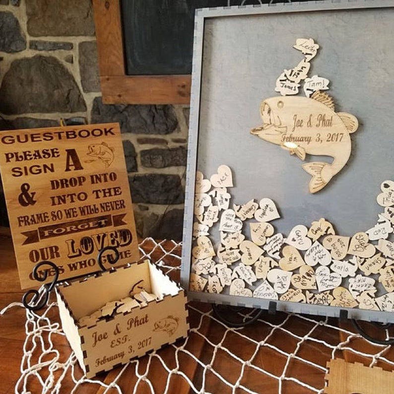 Guest Book Wedding Guest Book Alternative Personalized