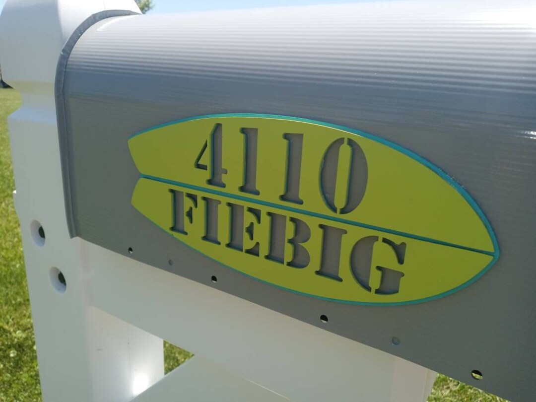 Mailbox Numbers Name Sign Mailboxes Custom House Numbers Etsy