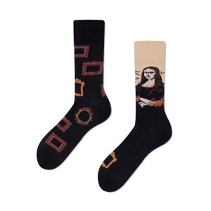 Soxo Noel Chaussettes Femme Drole Cadeau Dans Une Boîte Dames Fantaisie Idee Cadeaux Humour 35-40 Beige 3 Paires