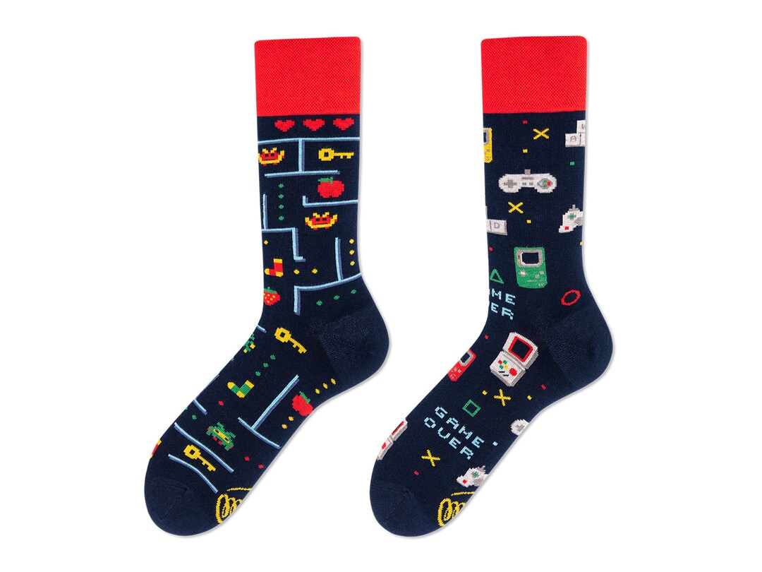Gaming Socks From MANY MORNINGS Women's Socks Men's Etsy