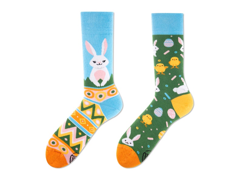 Easter Bunny Sock Men Socks Colorful Socks Cool Socks Etsy