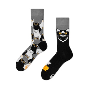 Funny Happy Birthday Happy Socks Cat Socks Cat lover Gift Bold Gift Idea Colorful Socks Cool Socks Men Women