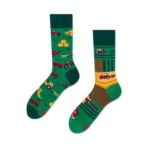 Calzini per trattori di MANY MORNINGS, calzini da donna, calzini da uomo, calzini non corrispondenti, calzini colorati, regalo per donna, regalo per uomo