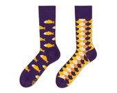 Fish and Scales Socks 35-38 | men socks | colorful socks | mismatched | womens socks | worldwide delivery | Many Mornings