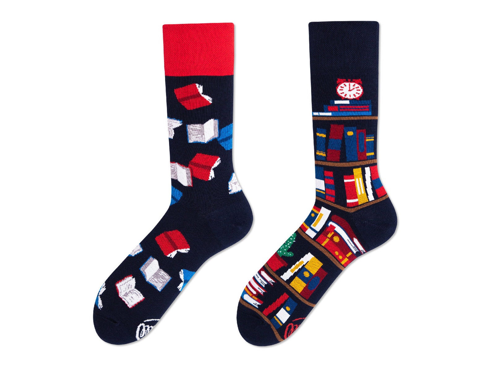 Book Socks From MANY MORNINGS Women's Socks Men's Etsy