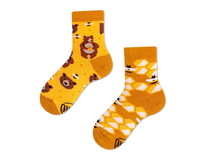 Bee Kids Socks From MANY MORNINGS Girls Socks Boys Socks Etsy
