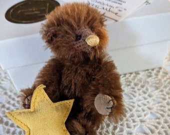 Deb Canham STAR Collectible Miniature Mohair Teddy Bear 2003 Fairytales Exclusive Limited Edition 101/200 Free Shipping