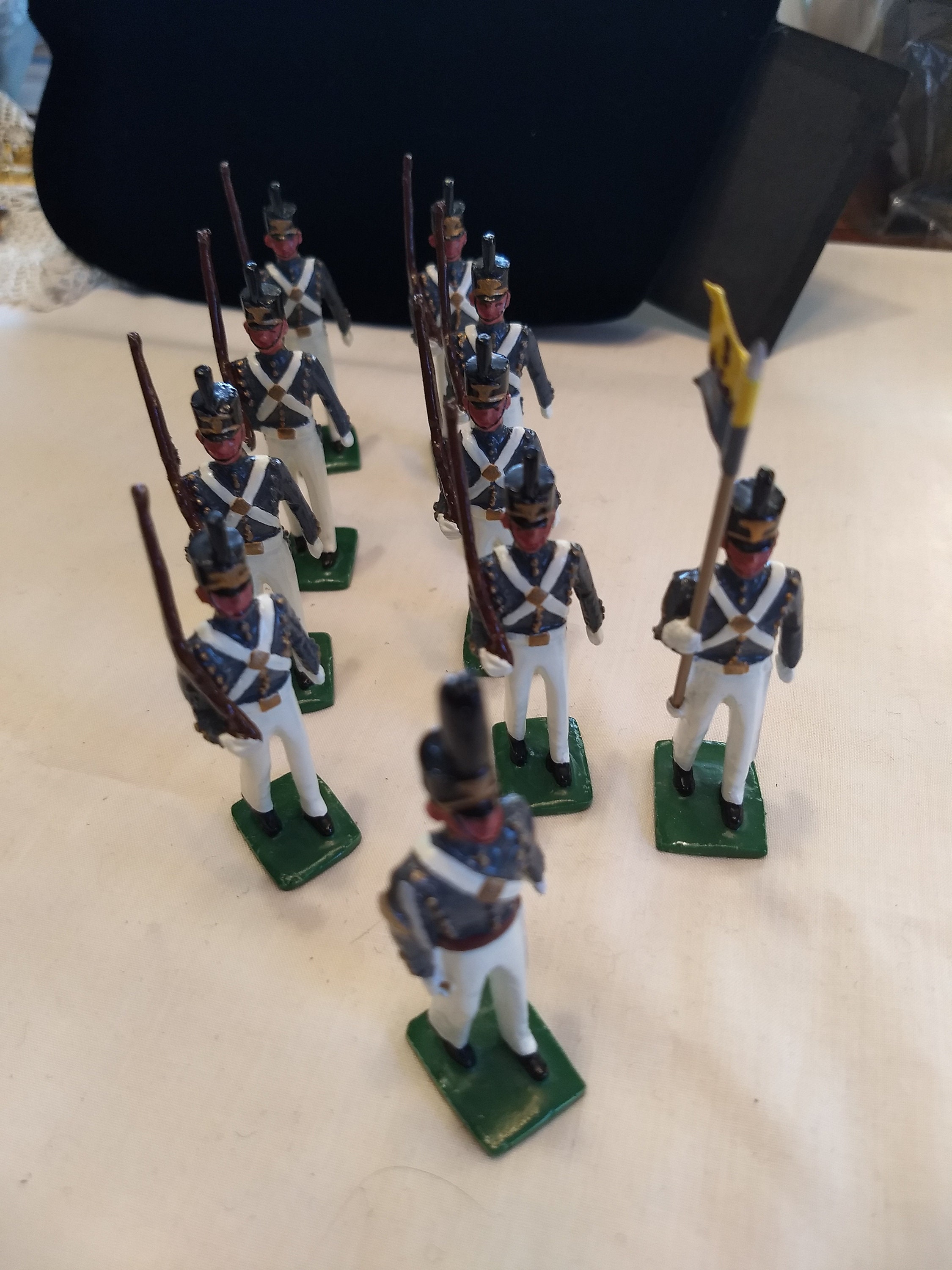 PEWTER MILITARY set of 10 Cadet Figurines Vintage 1980's Etsy