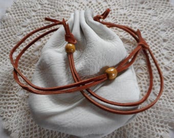 DEERSKIN Handmade Hand Sewn Easy Open Large Size Pouch Re-enactment Jewelry Dice Marbles  Crystals Tobacco Ammo Posssibles Tinder Whatnot