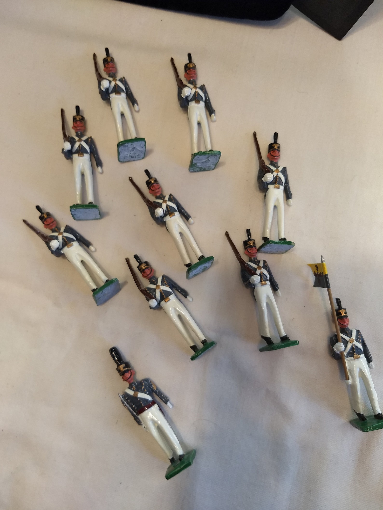 PEWTER MILITARY set of 10 Cadet Figurines Vintage 1980's Etsy