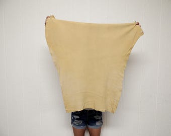 BRAINTAN Deerskin Leather Hide for Native American Crafts Pipe Bag Flute Bag Regalia Cosplay Costume Leather Laces Buckskin Deer Antlers