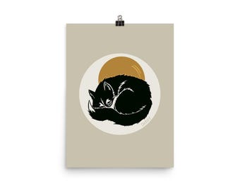 Darby. Sleeping puppy Poster