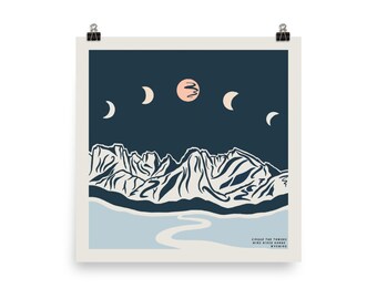 Wind River Range Wyoming Poster