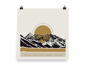 Glacier National Park Poster