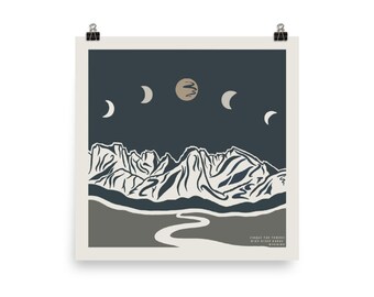 Wind River Range Wyoming Poster