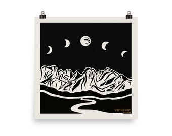 Wind River Range Wyoming Poster