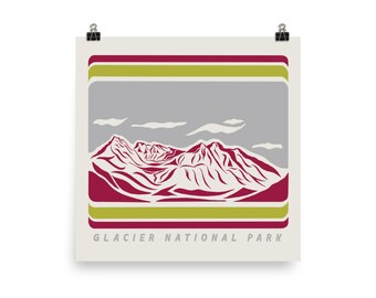 Glacier National Park Poster